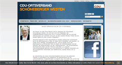 Desktop Screenshot of cdu-schoenebergerwesten.de